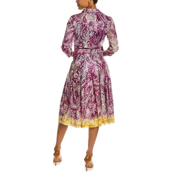 Samantha Sung Womens  Audrey 3 Shirtdress - Picture 2 of 4